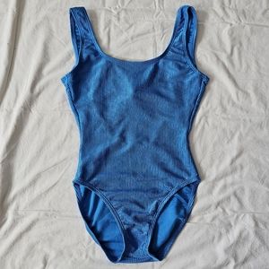 1990s Catalina blue swim suit